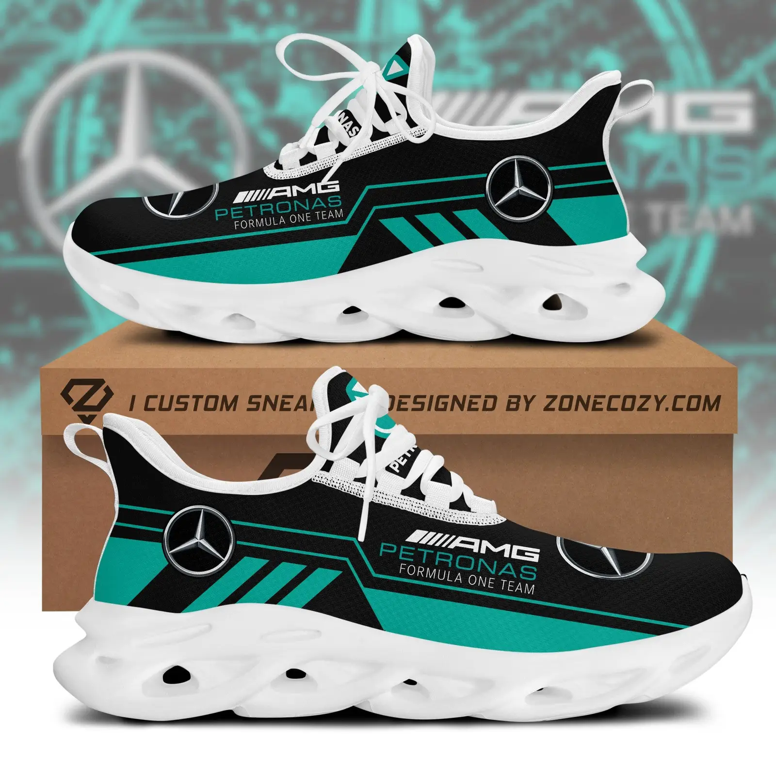 Mercedes 100th Anniversary 1926-2026 Sneaker AMG Performance Shoes Unique Gift For Son