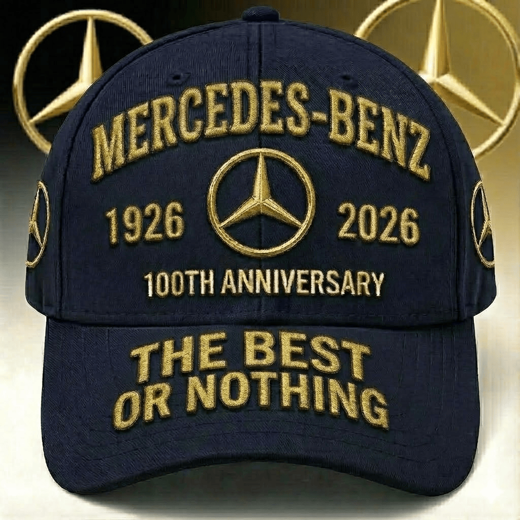 Mercedes 100th Anniversary Baseball Cap Mercedes Ball Cap Unique Dad Gifts For Father's Day