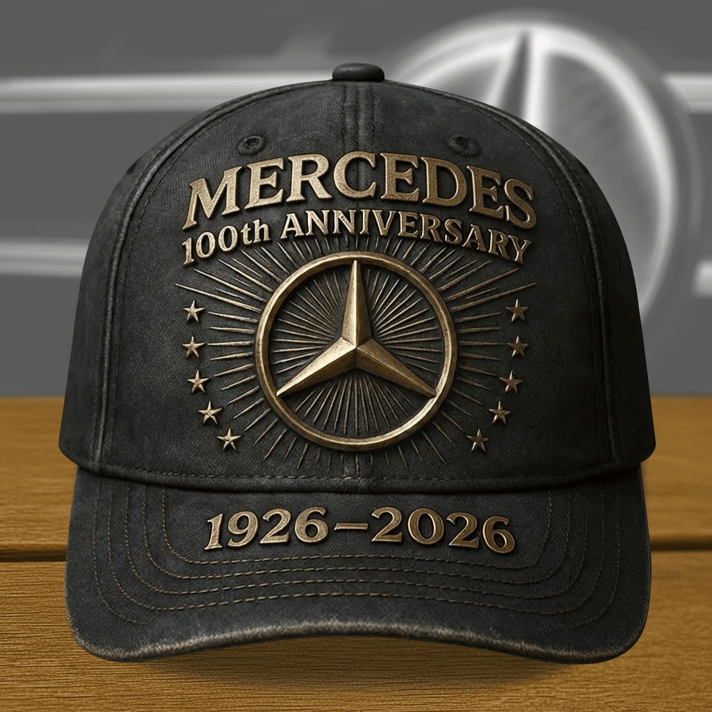 Mercedes 100th Anniversary Edition Dad Hat The Best Or Nothing Slogan Cap Gift For Friends