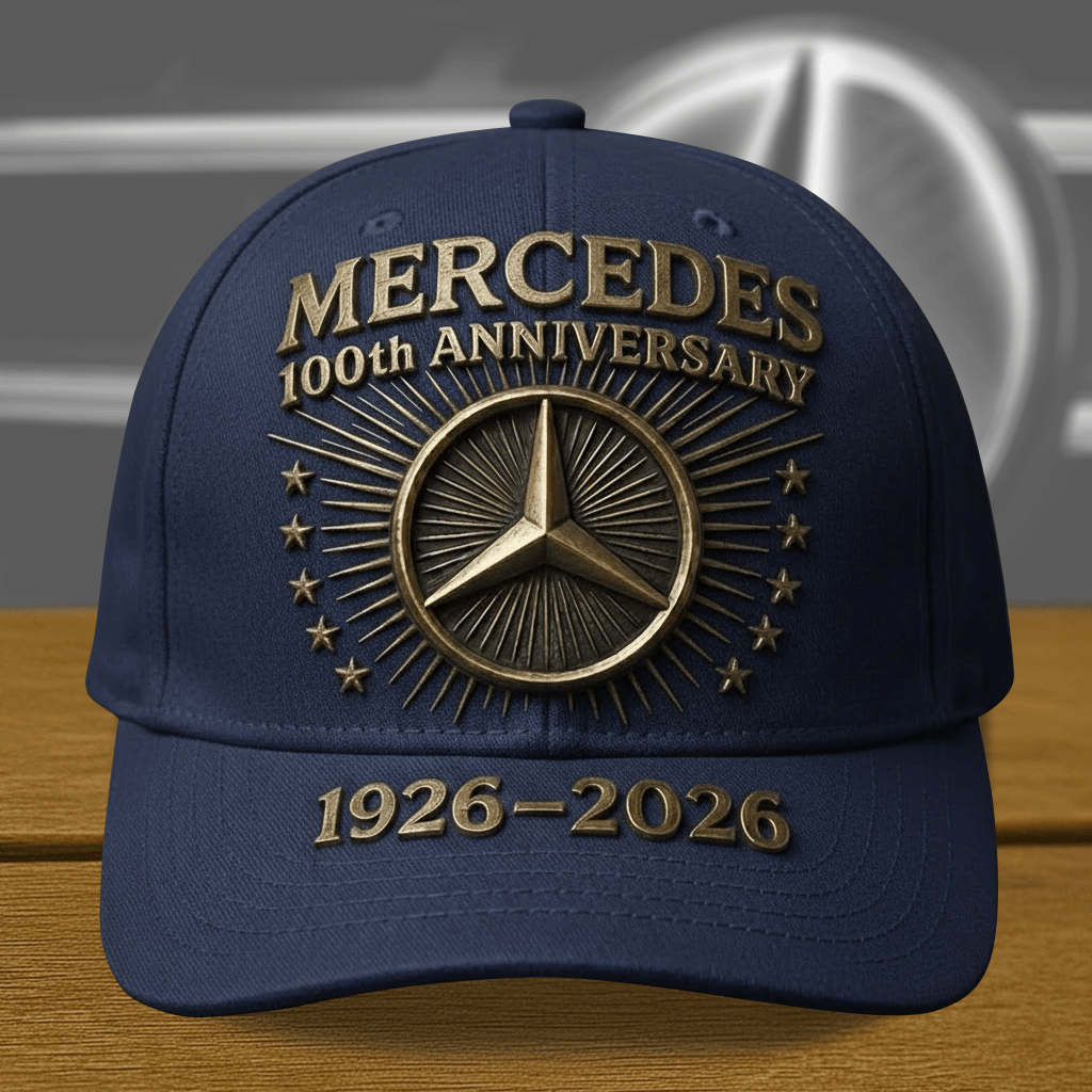 Mercedes 100th Anniversary Edition Hat Seasons 1926 2026 Ball Cap Gift For Dad