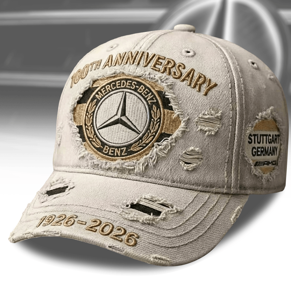 Mercedes 100th Anniversary Edition Hat The Best Or Nothing Slogan Cap Gift For Husband