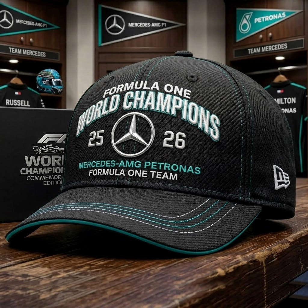 Mercedes 100th Anniversary Hat AMG Petronas Performance One Team Cap Gift Ideas For Men Mercedes 100th Anniversary Hat AMG Petronas Performance One Team Cap Gift Ideas For Men - Image 1