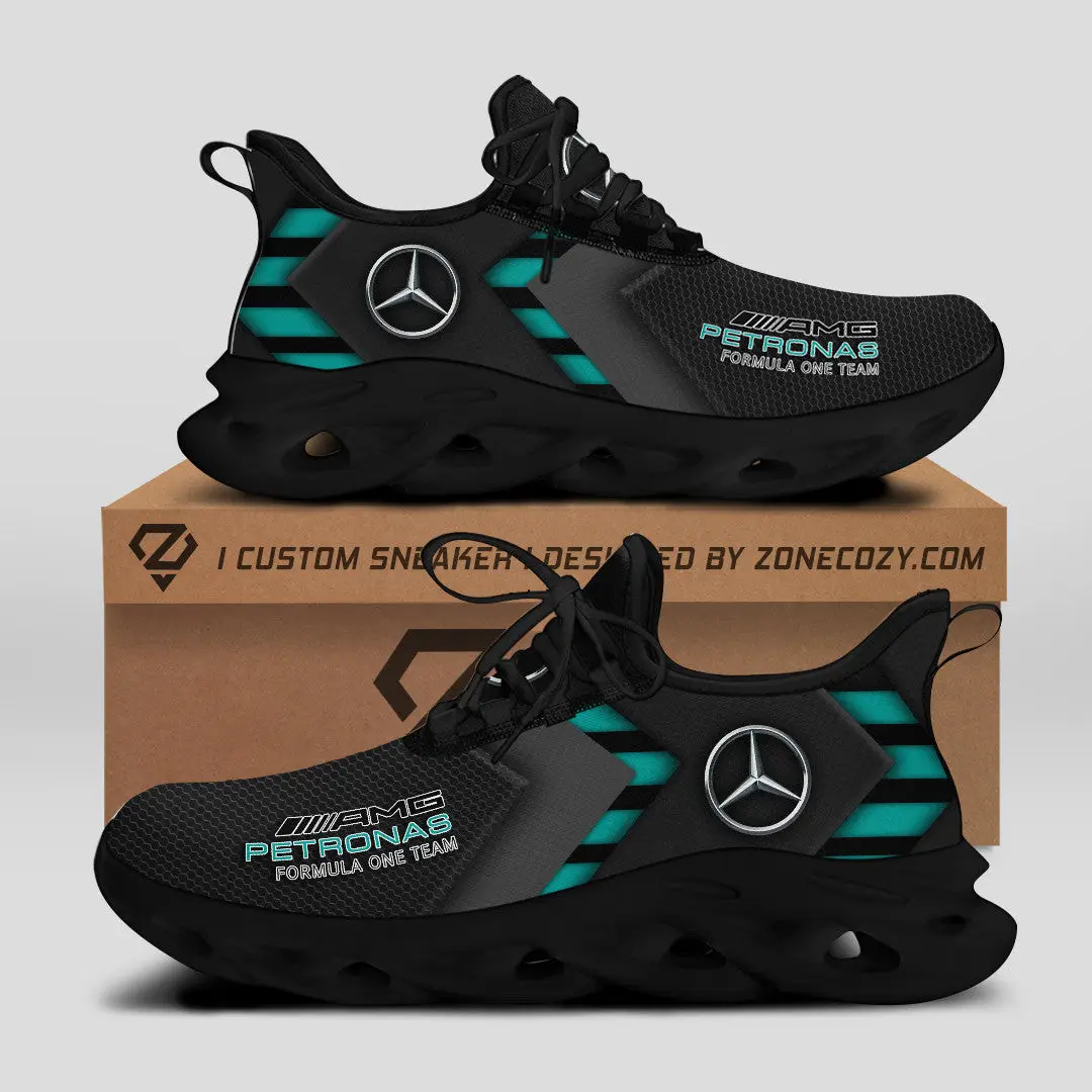 Mercedes 100th Anniversary Sneaker Petronas Formula One Team Edition Shoes Gift Men