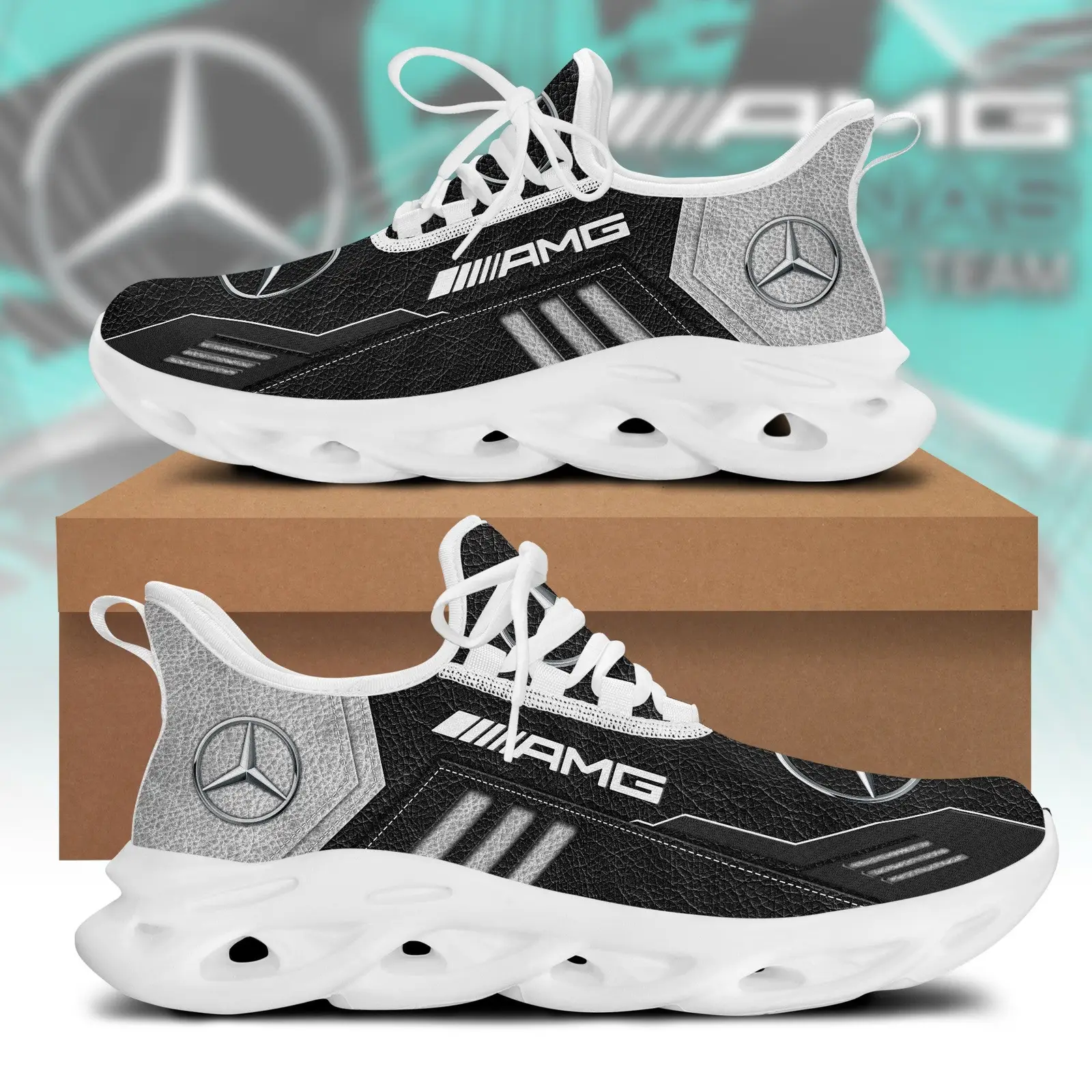 Mercedes 100th Anniversary Yezy Shoes 1926 2026 Merch Unique Gifts For Car Lovers
