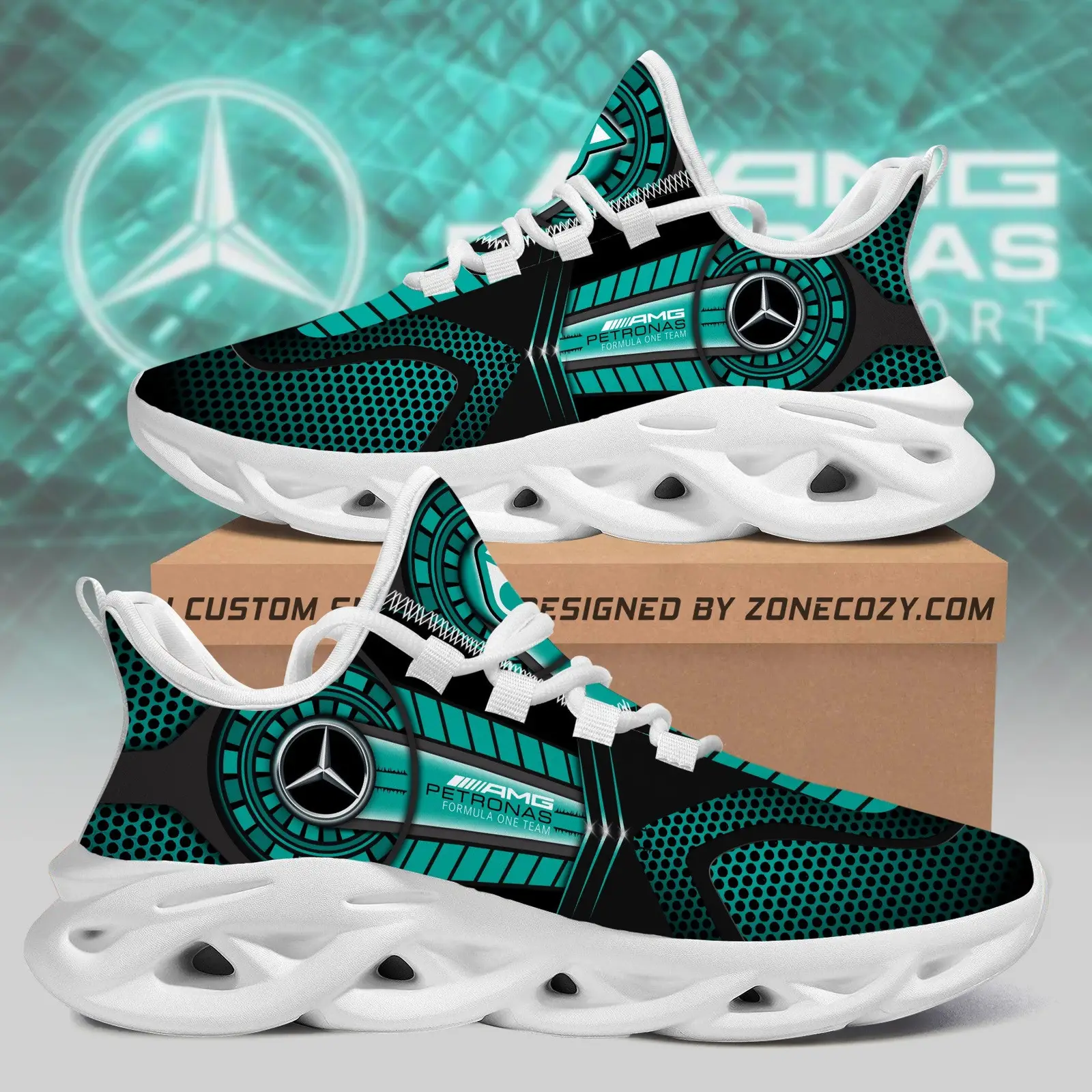 Mercedes 100th Anniversary Yezy Shoes 1926 2026 Merchandise Gifts For Husband