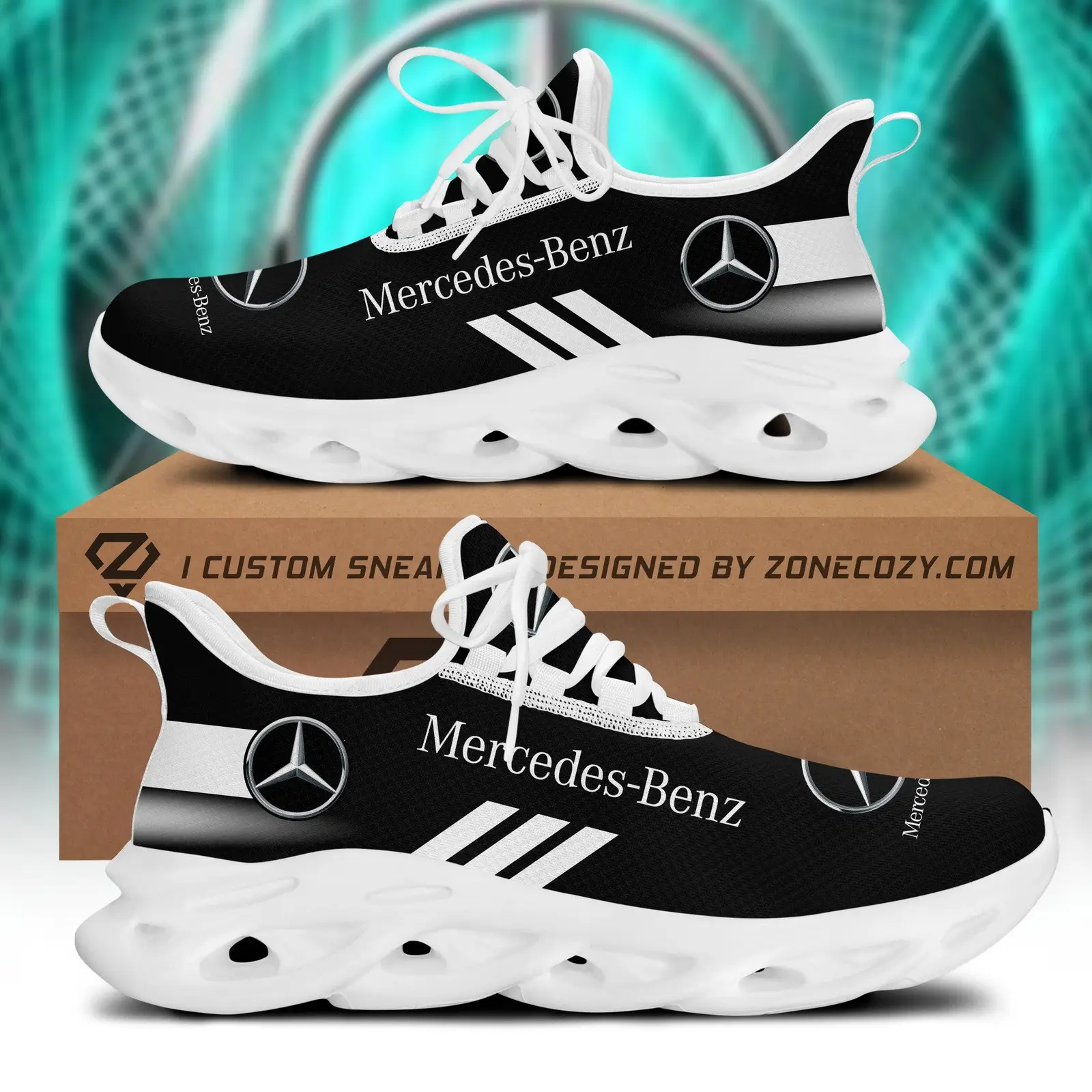 Mercedes 100th Anniversary Yezy Shoes Mercedes Mens Merchandise Gifts For Boyfriend Mercedes 100th Anniversary Yezy Shoes Mercedes Mens Merchandise Gifts For Boyfriend - Image 1