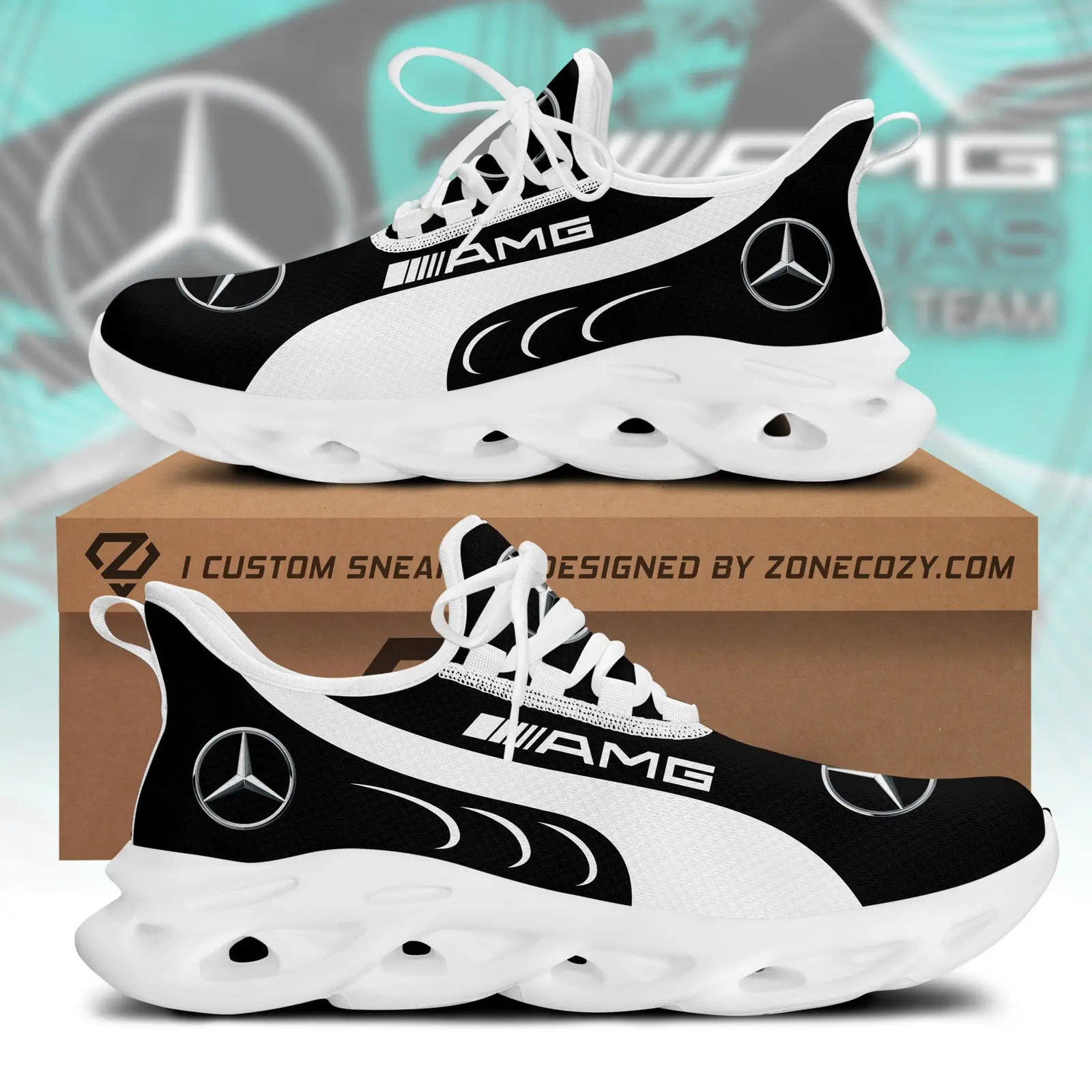 Mercedes 100th Anniversary Yezy Shoes Mercedes Merch Gift Ideas For Grown Son