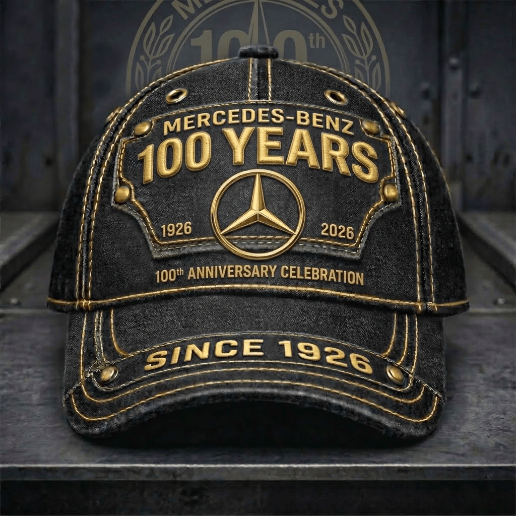 Mercedes Benz 100 Years Vintage Hat Since 1926 Fathers Day Gift for Merc Fans