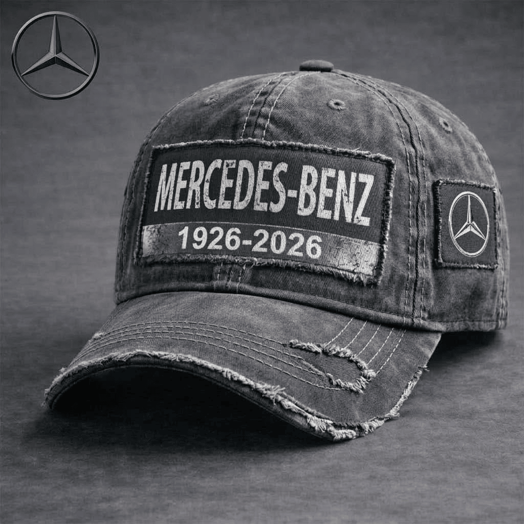 Mercedes Benz 100th Anniversary Merch 1926 2026 Merc Vinatge Hat Fathers Day Gift