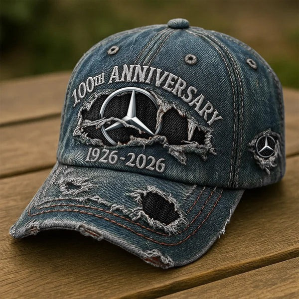 Mercedes-Benz Anniversary Baseball Hat Commemorative Cap Gifts For Car Lovers