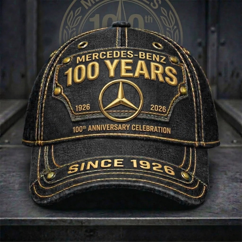 Mercedes-Benz Anniversary Baseball Hat Premium Mercedes-Benz Models Cap Gifts For Car Lovers Mercedes-Benz Anniversary Baseball Hat Premium Mercedes-Benz Models Cap Gifts For Car Lovers - Image 1