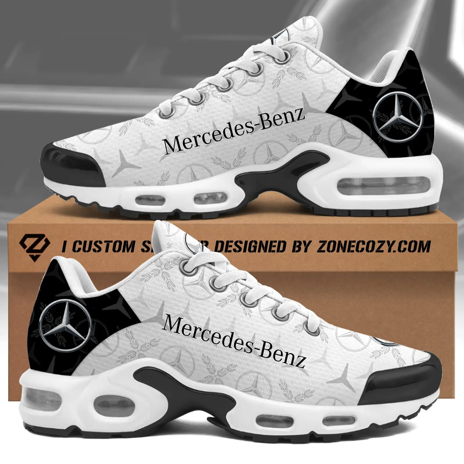 Mercedes Benz Sneaker Mercedes 100th Anniversary 1926 - 2026 Merch Gift For Him Mercedes Benz Sneaker Mercedes 100th Anniversary 1926 - 2026 Merch Gift For Him - Image 1