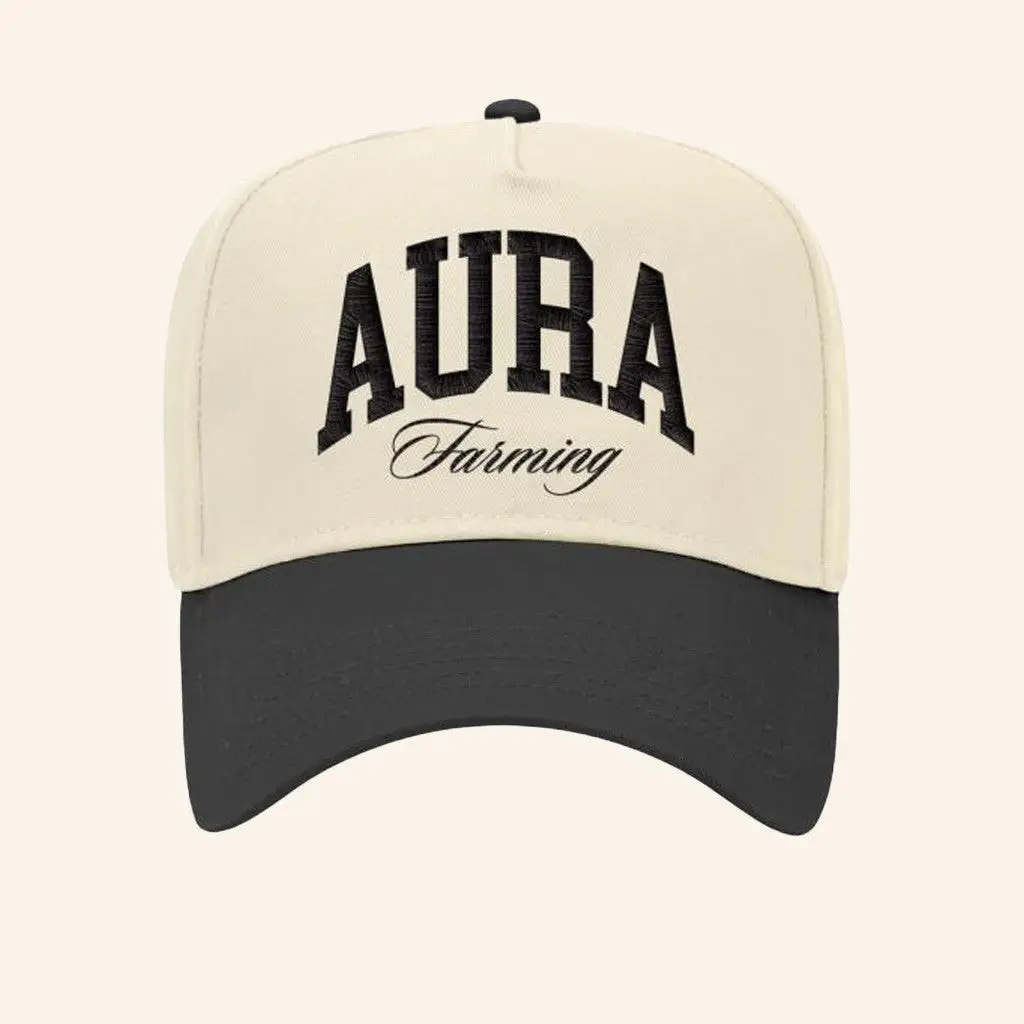 Merch Labs Merch Boat Kid Aura Farming Two Tone Hat Embroidered Gifts For Him -WearandDecor