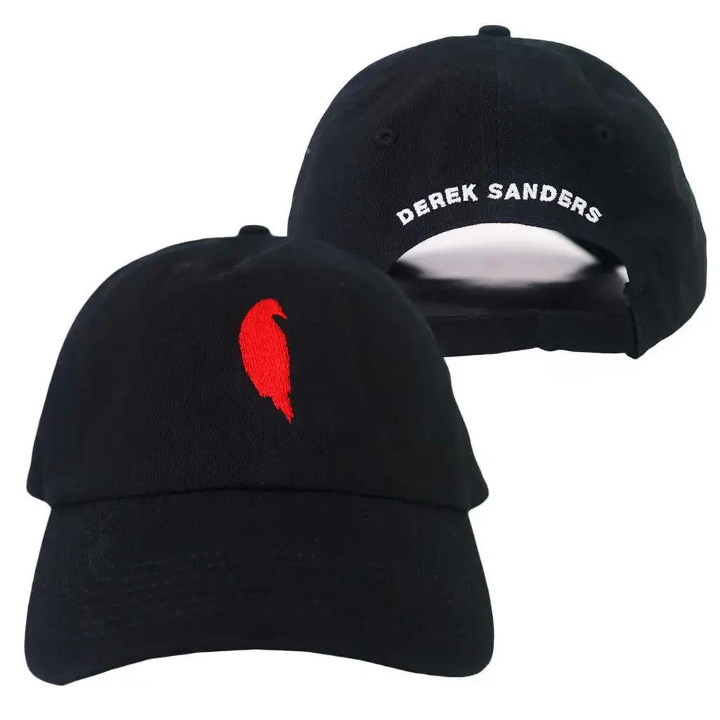 Merch Now Merch Derek Sanders Bird Logo Black Embroidered Hat Good Gifts For Boyfriend -WearandDecor