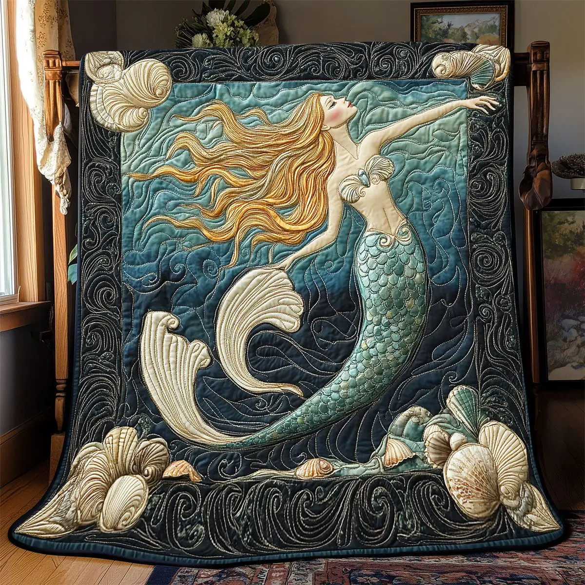 Mermaid Quilt Best Throw Blanket Good Gifts For Mother In Law
