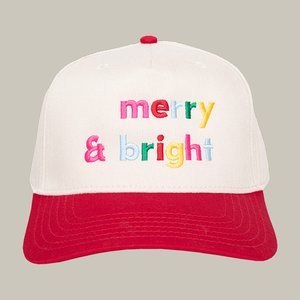 Merry & Bright Trucker Hat Katydid Merchandise Trendy Trucker Hat Cool Gift For Friends Merry & Bright Trucker Hat Katydid Merchandise Trendy Trucker Hat Cool Gift For Friends - Image 1