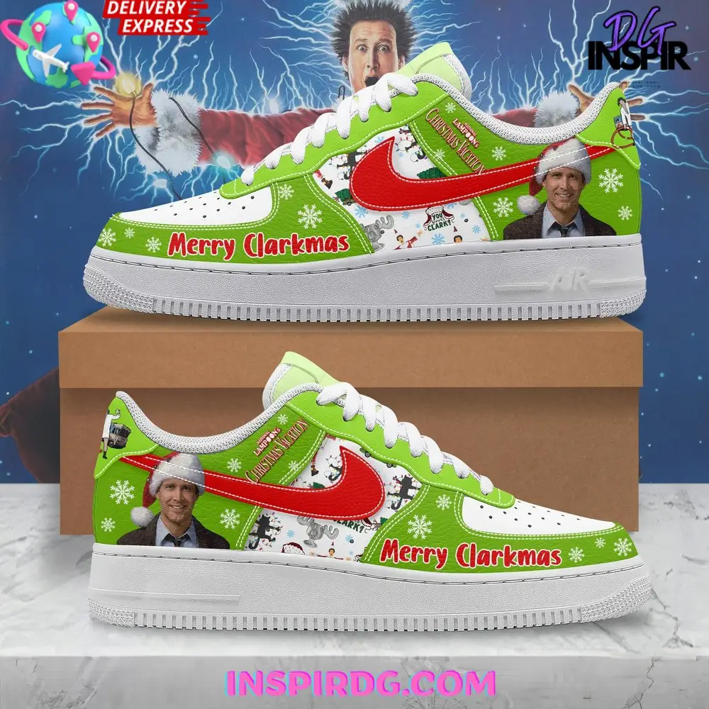 Merry Clarkmas Christmas Vacation Limited Edition Air Force 1