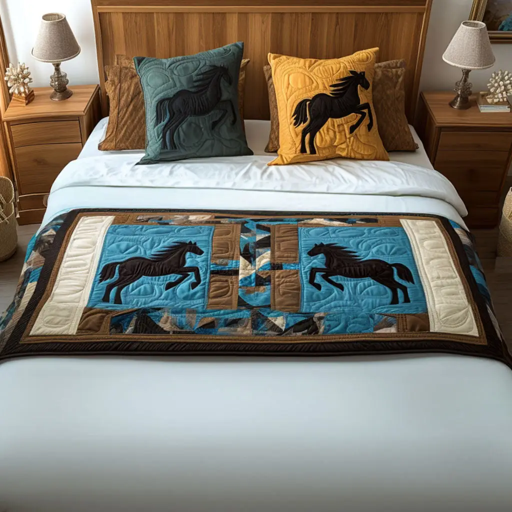 Mesa Wind Quilted Bed Runner Mesa Wind Desert-Themed Home Gift Mesa Wind Quilted Bed Runner Mesa Wind Desert-Themed Home Gift - Image 1