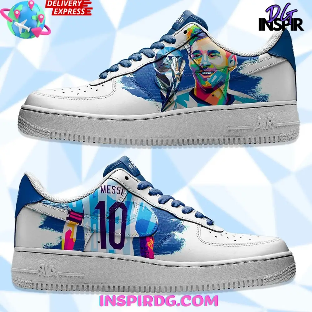 Messi Argentina Goat Worldcup Limited Edition Air Force 1