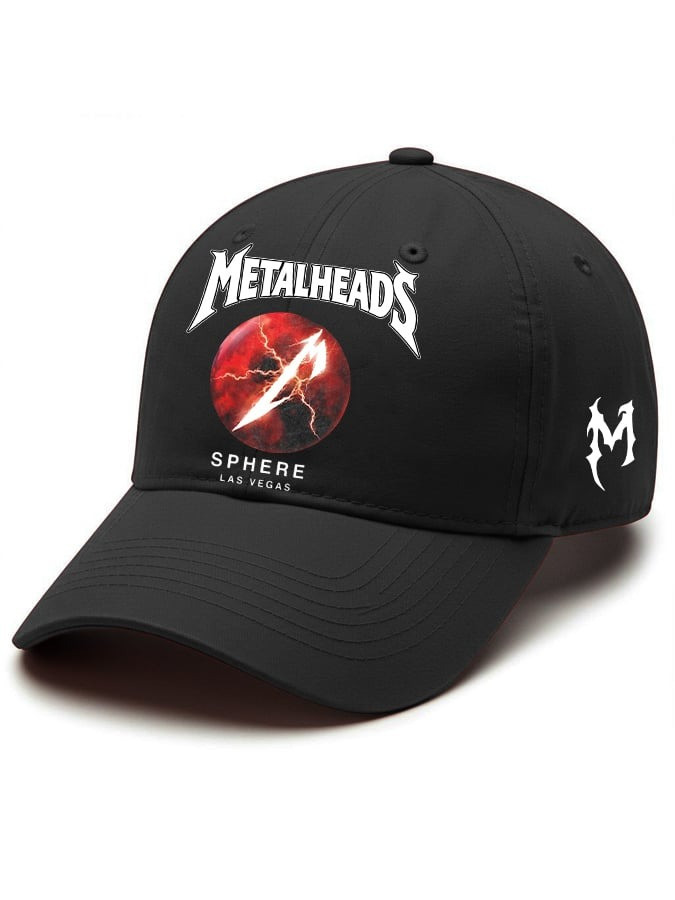 Metalheads Sphere Las Vegas Lightning Baseball Cap Metal Music Fan Hat Gift For Him