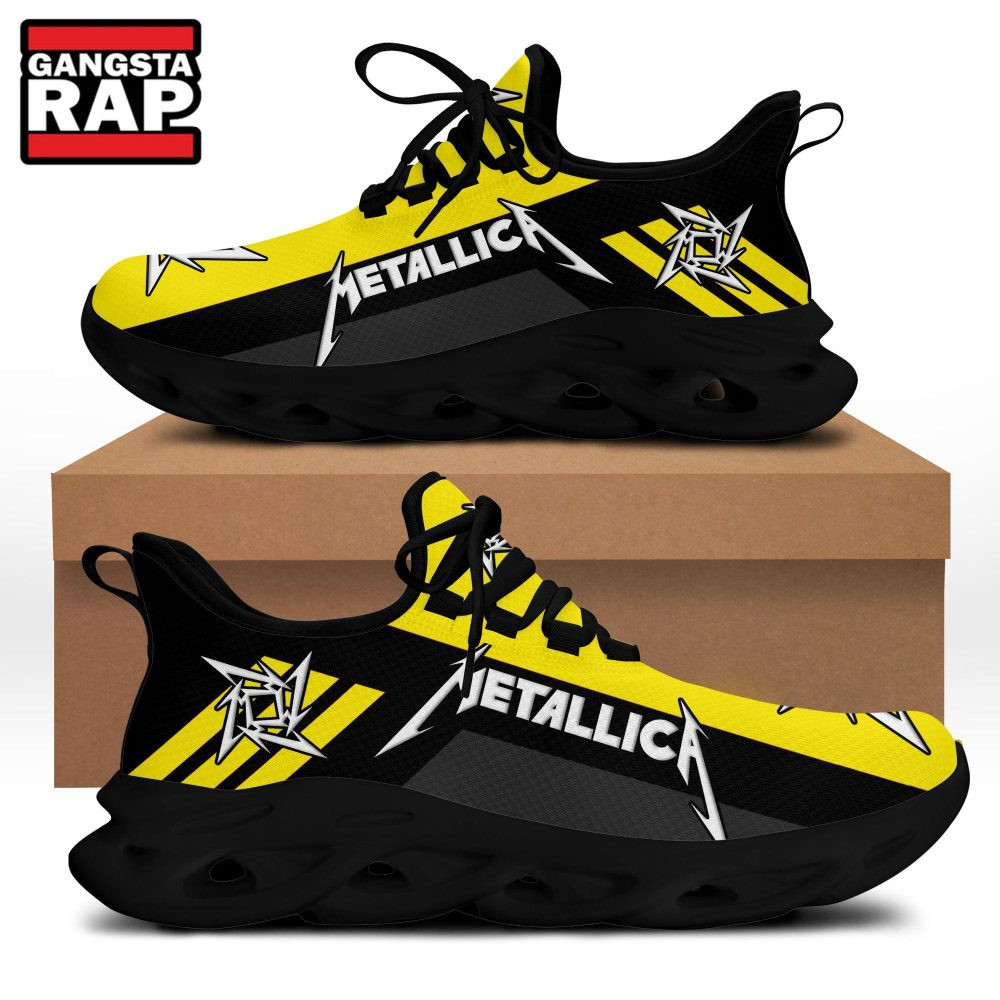 Metallica Music Fan Lover Air Max Shoes Air Cushion Sneakers Metallica Music Fan Lover Air Max Shoes Air Cushion Sneakers - Image 1