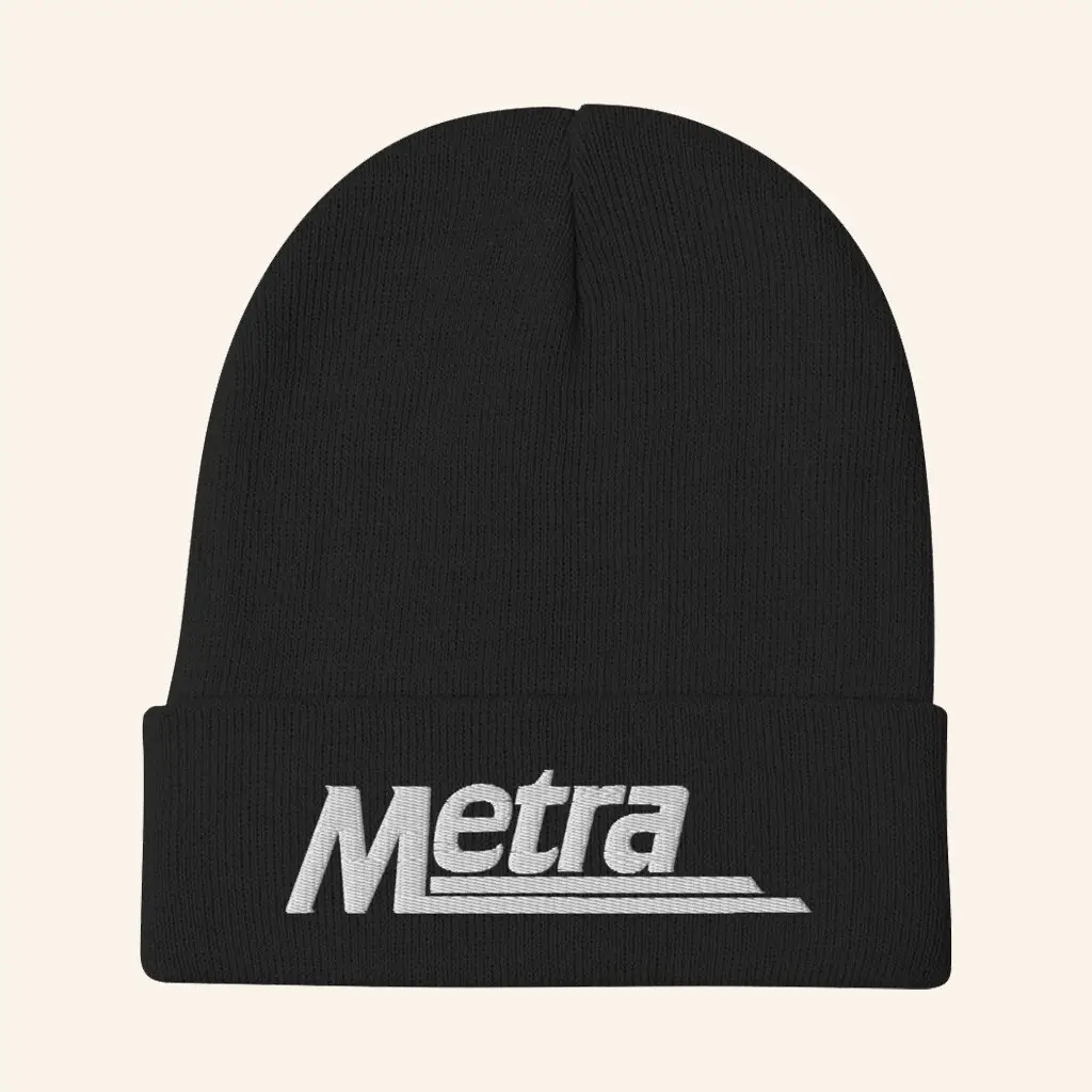 Metra Merch Metra Logo Beanie Birthday Presents For Boyfriend Metra Merch Metra Logo Beanie Birthday Presents For Boyfriend - Image 1