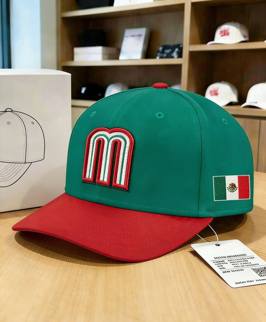 Mexico Baseball World Baseball Classic Cap Embroidered Mexican Pride Gift Mexico Baseball World Baseball Classic Cap Embroidered Mexican Pride Gift - Image 1