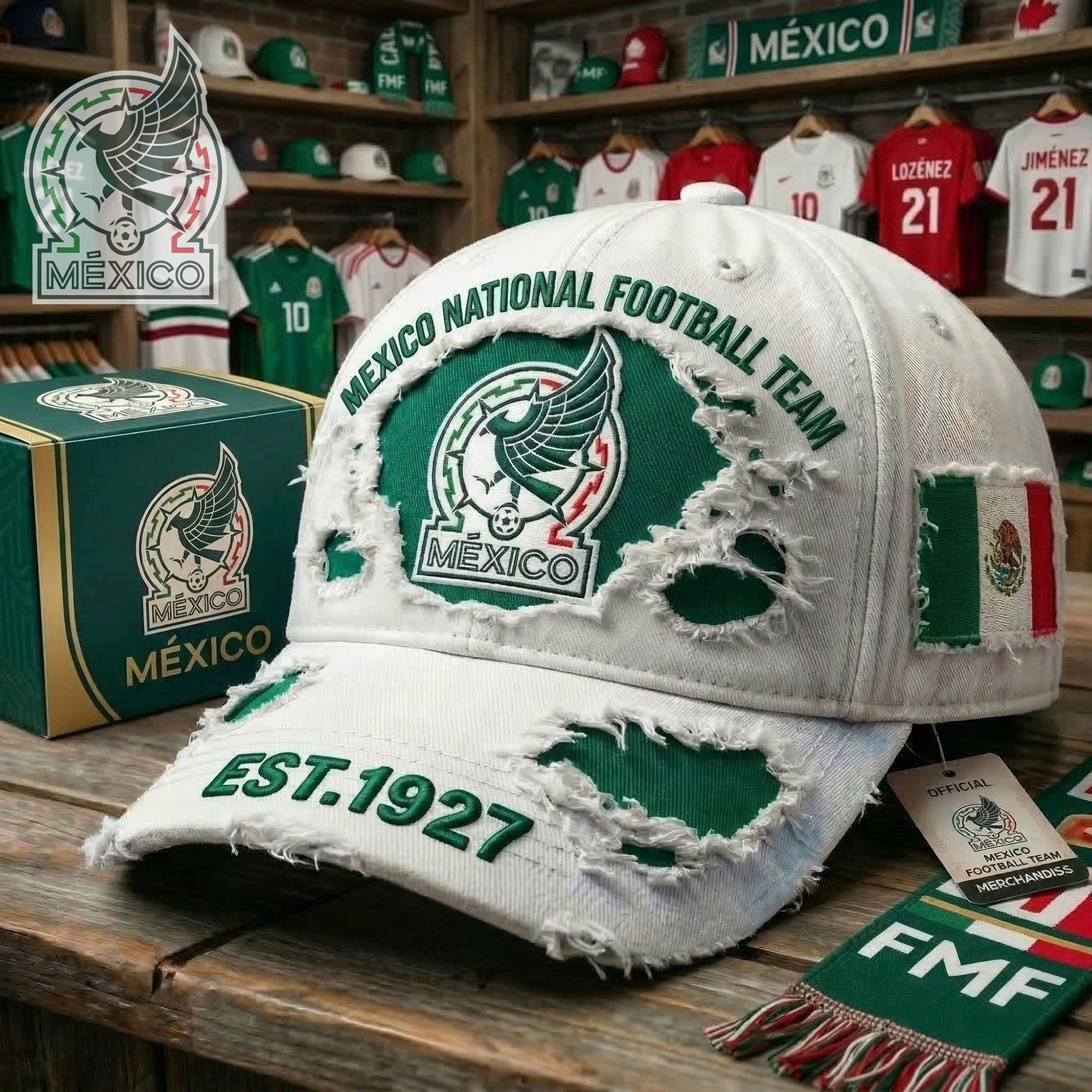 Mexico National Soccer Team Hat FIFA World Cup 2026 Baseball Cap Gift For Dad