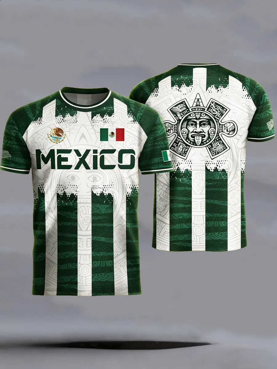 Mexico Soccer Club T-Shirt World Cup 2026 Aztec Fan Jersey Gear Best Gift For El Tri Fans