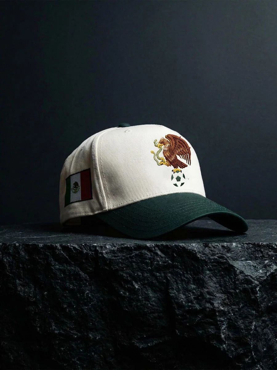 Mexico Soccer Dad Hat FIFA World Cup 2026 Mexico Flag Ball Cap Football Lover Gift