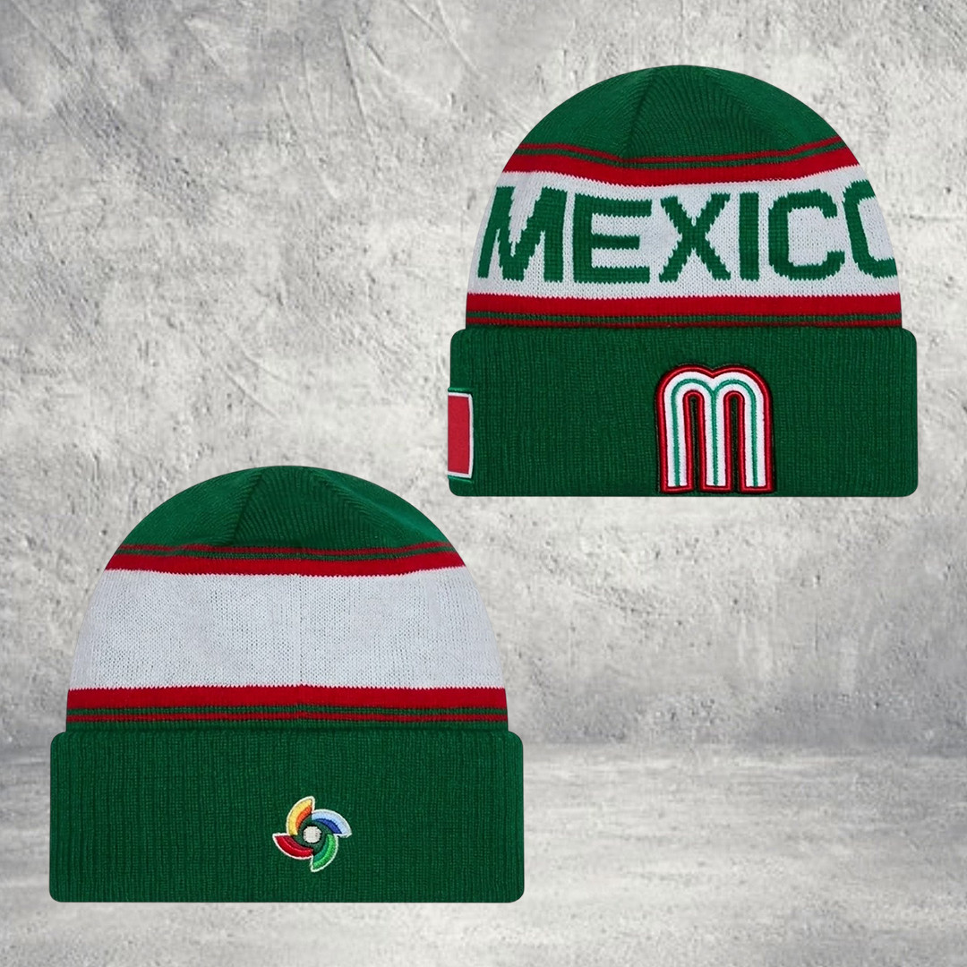 Mexico World Baseball Classic 2026 New Era New Era Beanie WBC Hat