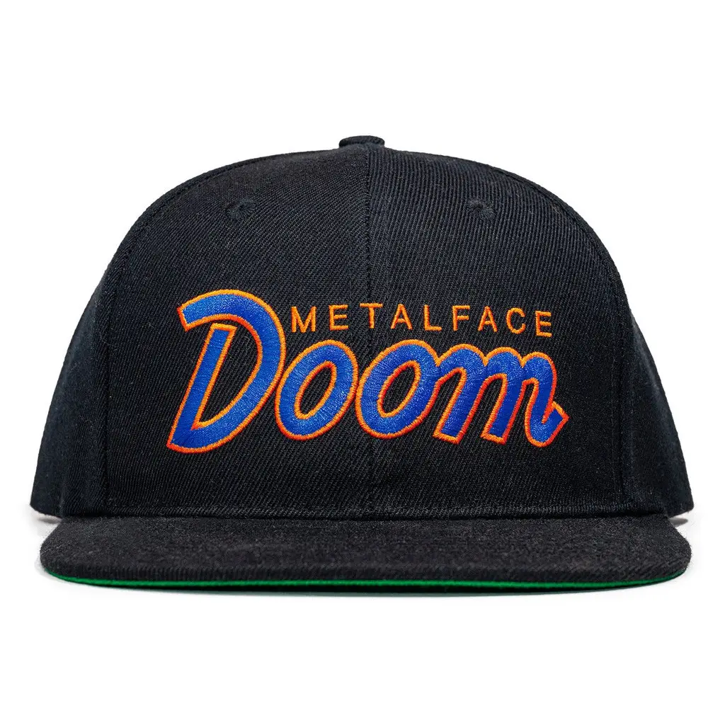 MF Doom Merch DOOMSDAY 2025 Retro Script Snapback Hat Embroidered Gifts For Music Fans - WearandDecor MF Doom Merch DOOMSDAY 2025 Retro Script Snapback Hat Embroidered Gifts For Music Fans - WearandDecor - Image 1