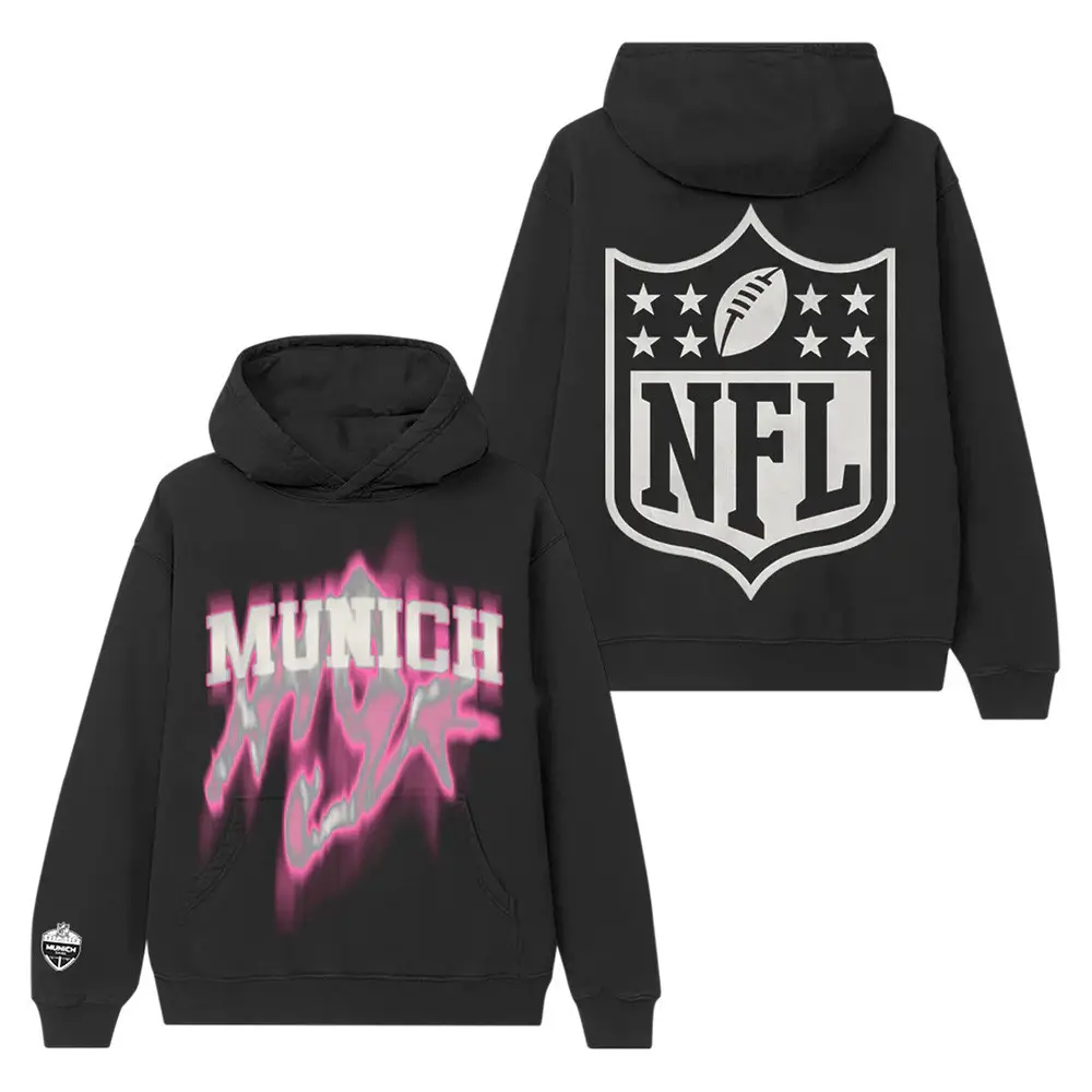 MGK Merch NFL Munich Hoodie Machine Gun Kelly Tour Concert Merchandise Apparel MGK Merch NFL Munich Hoodie Machine Gun Kelly Tour Concert Merchandise Apparel - Image 1