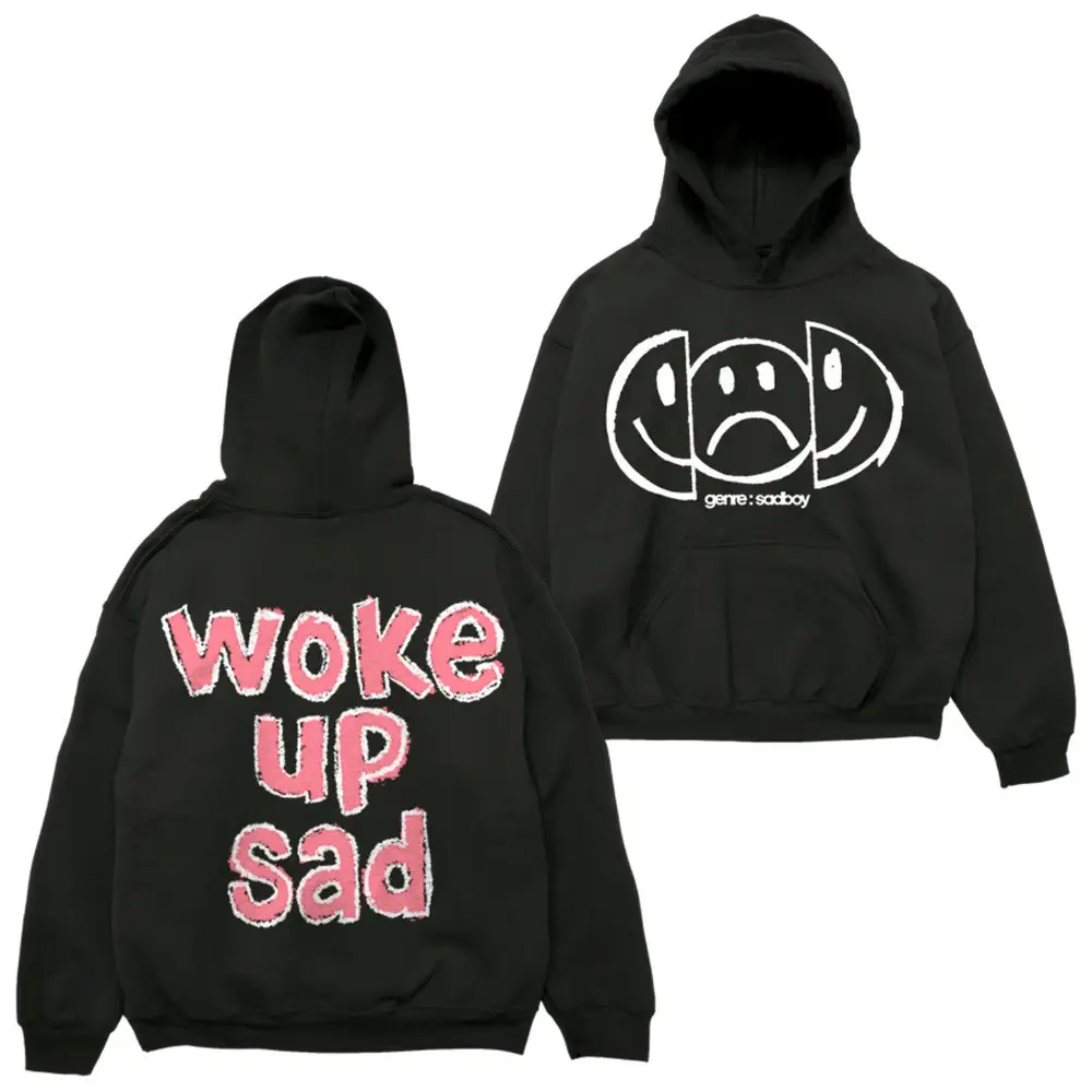 MGK Merch Woke Up Sad Hoodie Genre Sad Boy Machine Gun Kelly Tour Merch Fan Gifts
