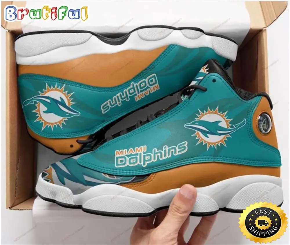 Miami Dolphins Nfl Ver 4 Air Jordan 13 Sneaker
