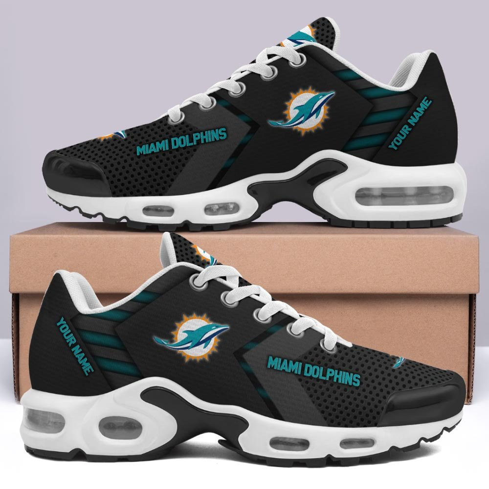 Miami Dolphins Shoes 2025 Version Personalized Your Name 877 Miami Dolphins Shoes 2025 Version Personalized Your Name 877 - Image 1