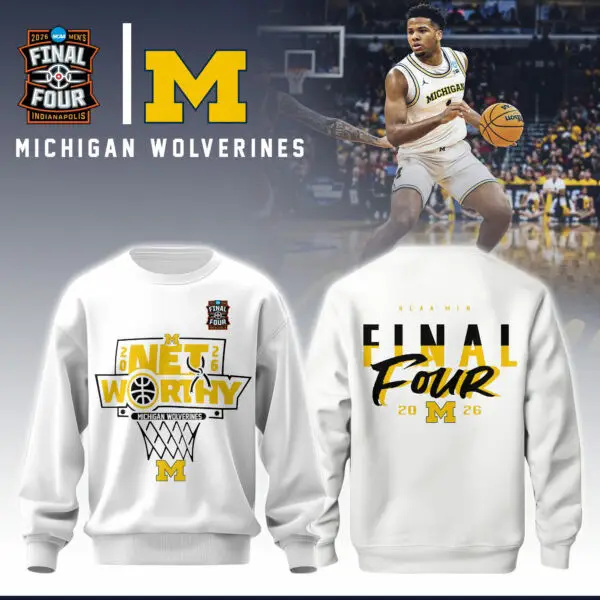 MICH Basketball 2026 Five Four Sweatshirt Michigan Net Worthy Clothes Gift For Fans