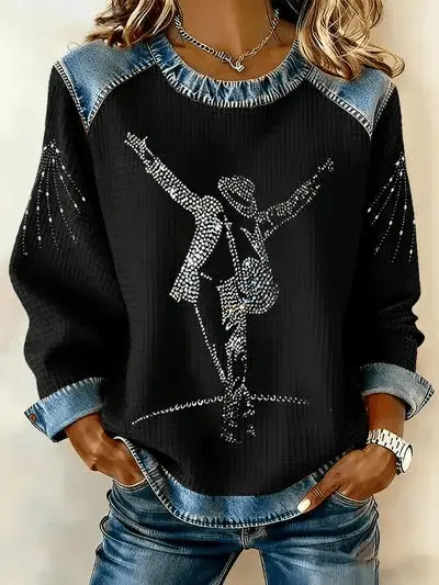Michael Jackson Glove Sweatshirt Stage Legend Michael Jackson Apparel Gift For Mom