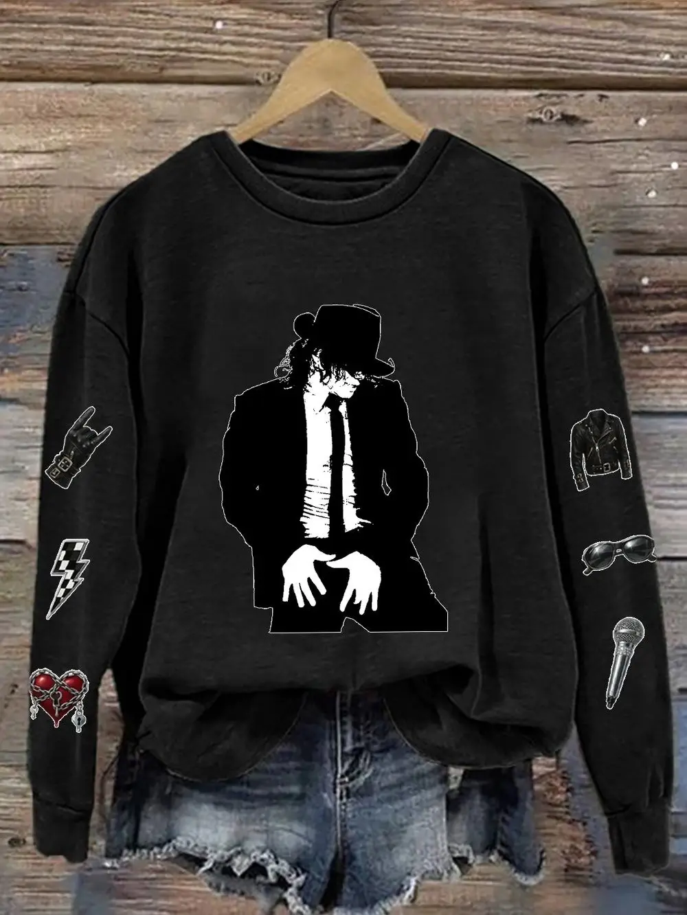 Michael Jackson Merch Michael Jackson Sweatshirt Michael Movie Apparel Gifts For Pop Music Fans