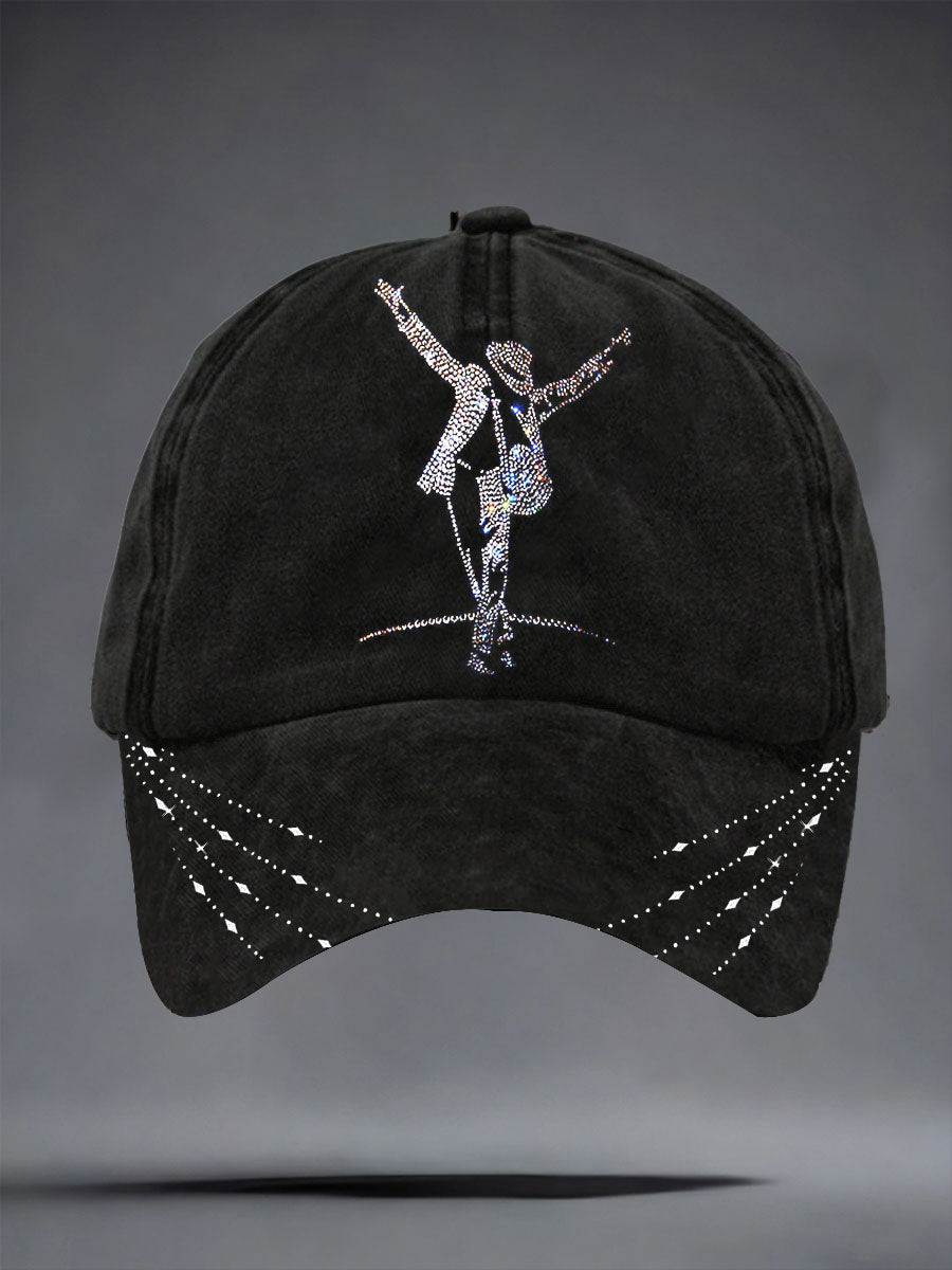 Michael Jackson Merch Movie MJ Dance Pose Baseball Cap Gift For Pop Fans