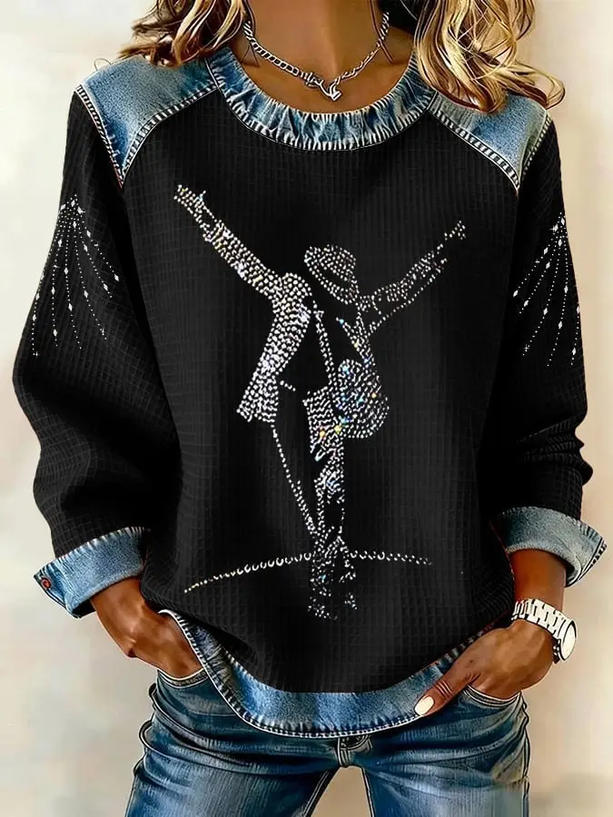 Michael Jackson Merch Movie MJ Dance Pose Sweatshirt Gift For Michael Jackson Obsessed