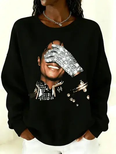 Michael Jackson Movie Merch Sweatshirt King Of Pop Apparel Gift For Women