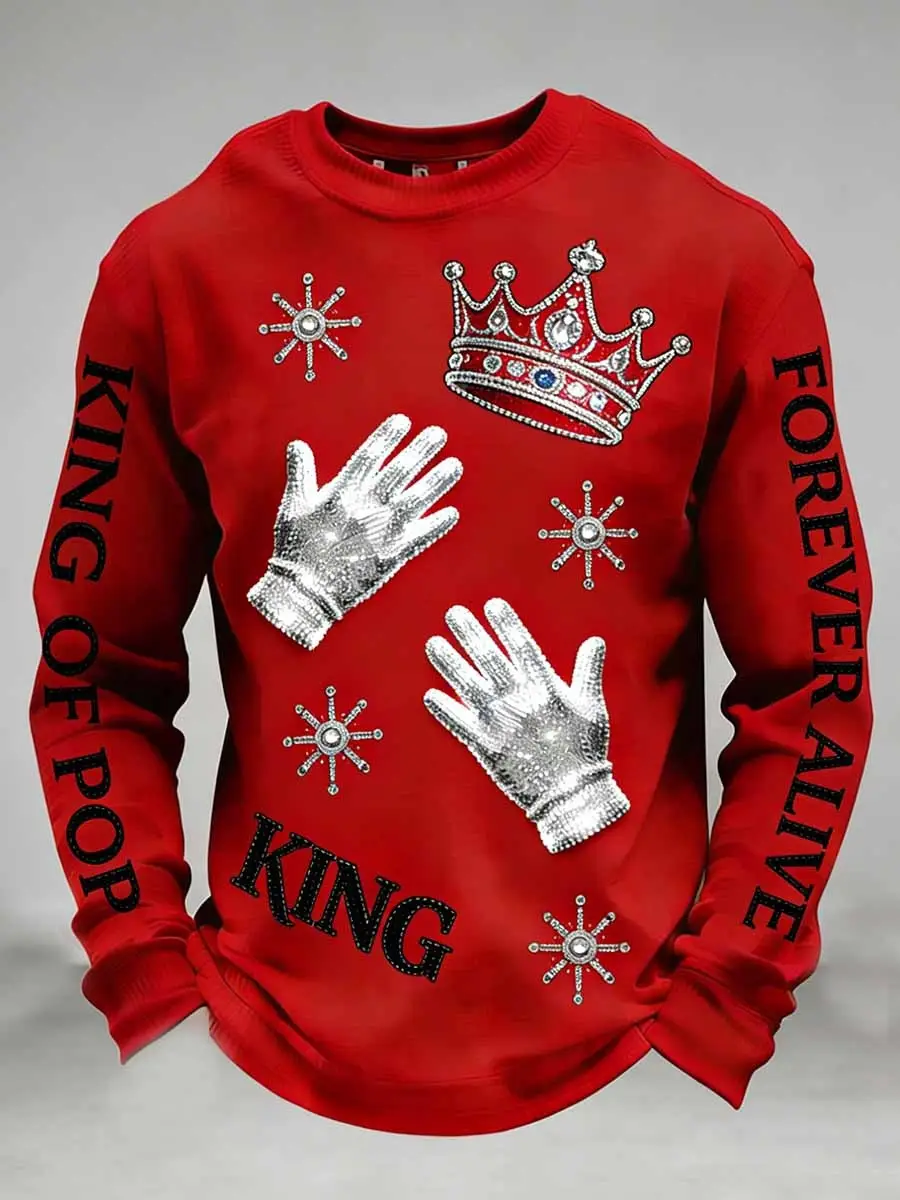 Michael Jackson Sweatshirt King Of Pop Forever Alive Merch Tribute Gifts For Music Lovers