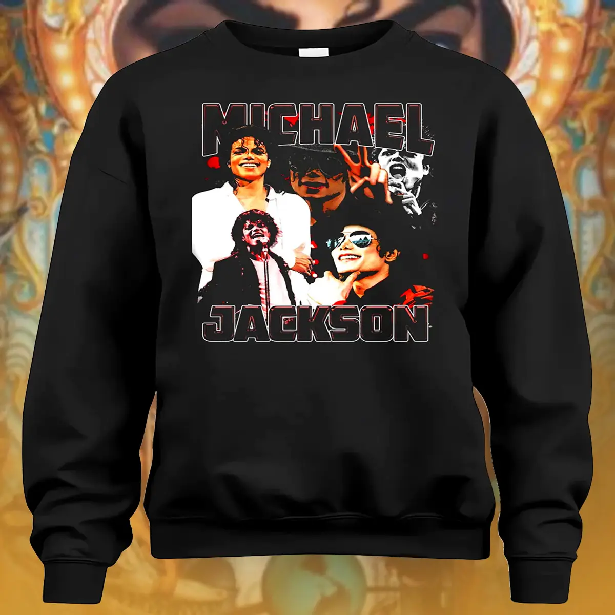 Michael Jackson The King Of Pop Sweashirt King Of Rock Clothing Gift For Michael Jackson Fans