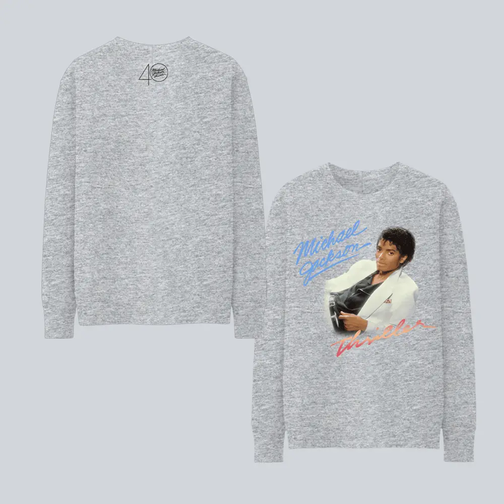 Michael Jackson Thriller Shirt Long Sleeve Michael Movie Apparel Moonwalkers Fan Gift