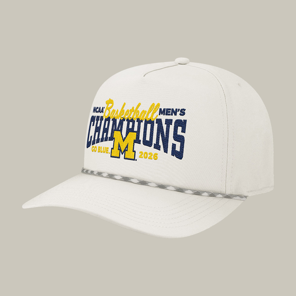 Michigan Basketball Ball Cap Men's Champions 2026 Merch Gift For Sports Lovers
