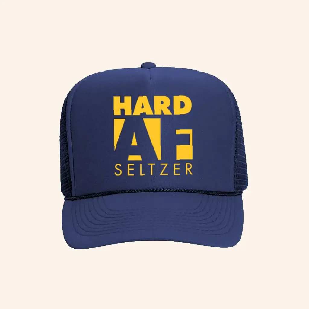 Michigan Hard AF Trucker Hat Hard AF Seltzer Cap Birthday Gift For Husband - WearandDecor