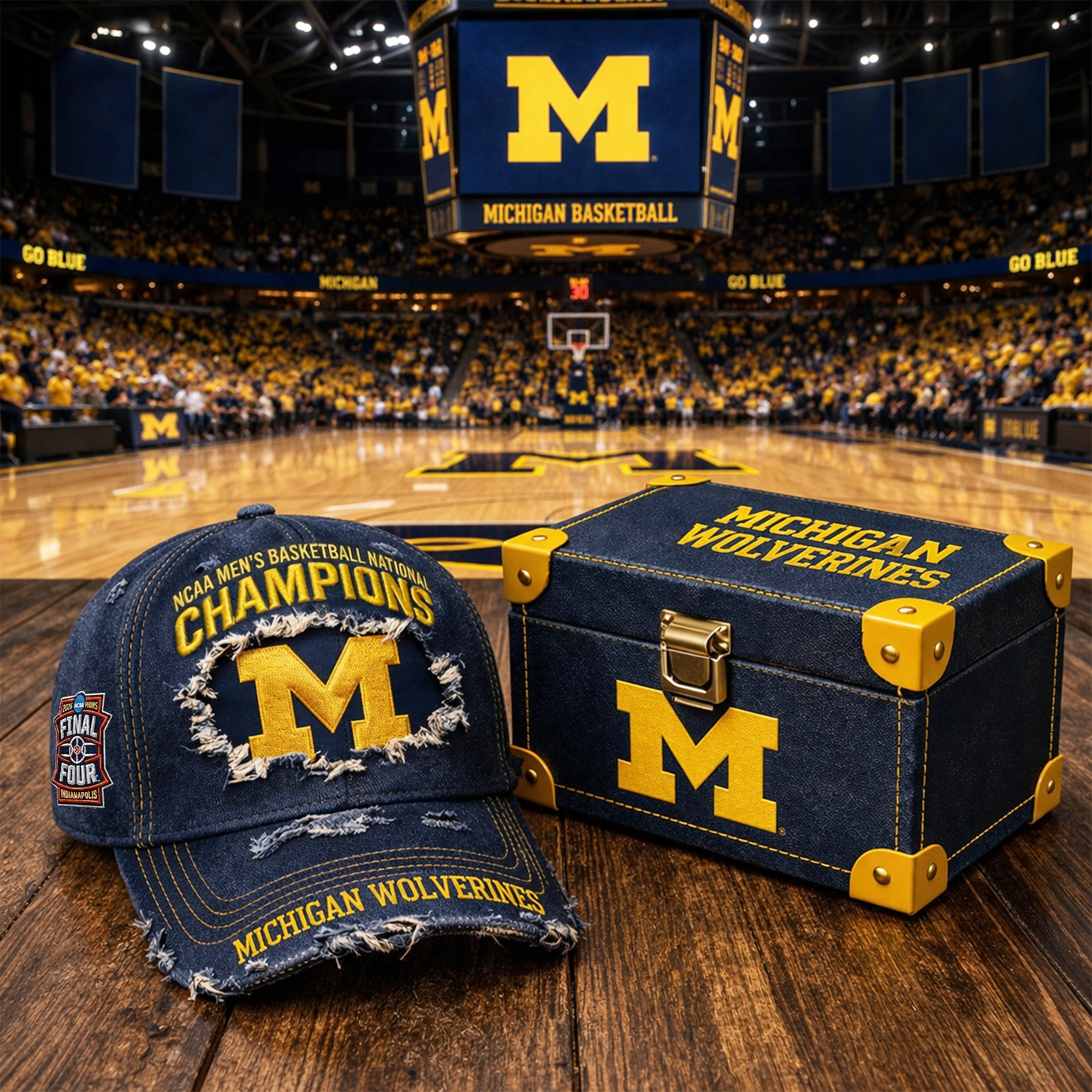 Michigan National Champions NCAA 2026 Hat Michigan Wolverines Baseball Cap Gifts For Fans