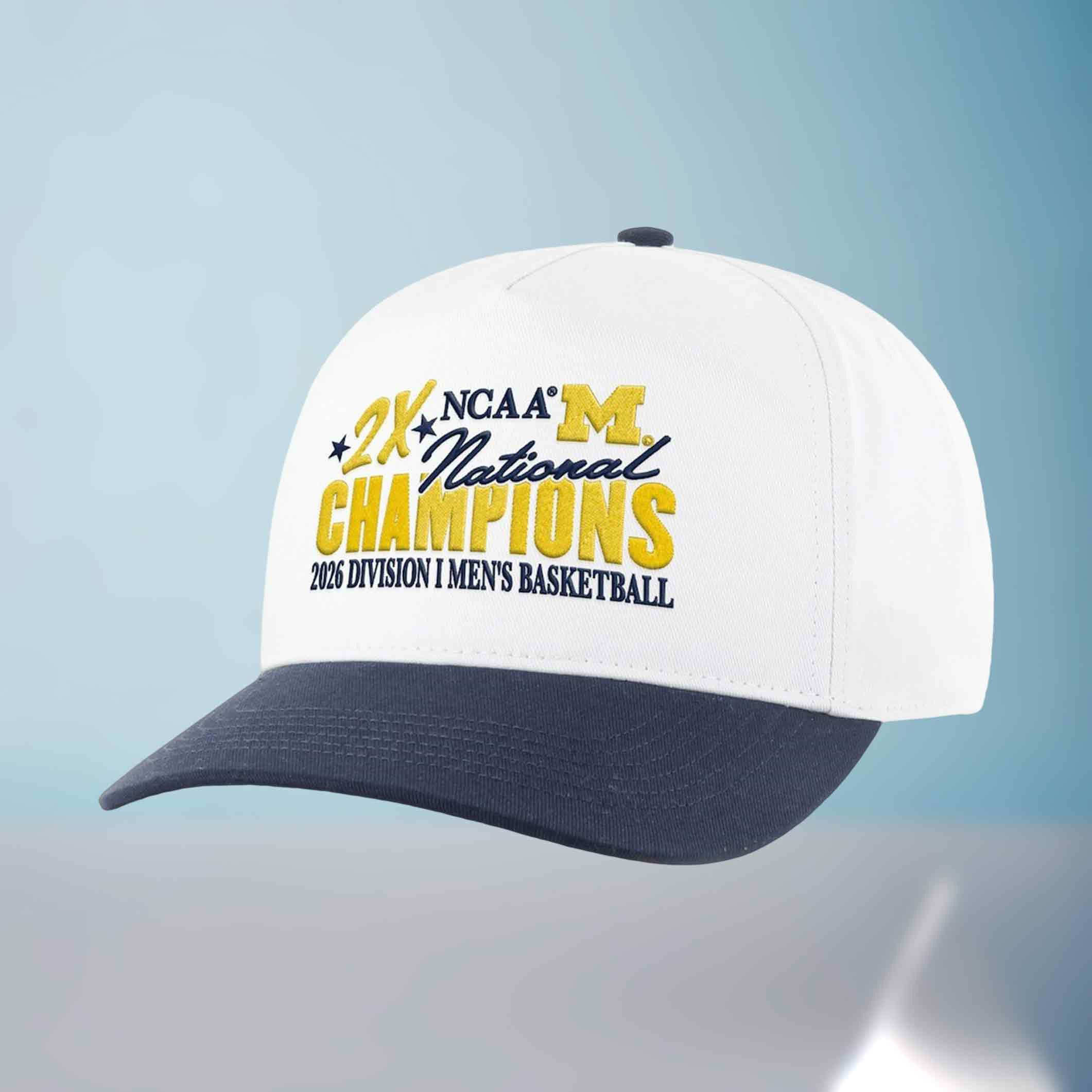 Michigan National Champions NCAA 2026 Hat NCAA Division Men's Basketball Cap Gifts For Dad