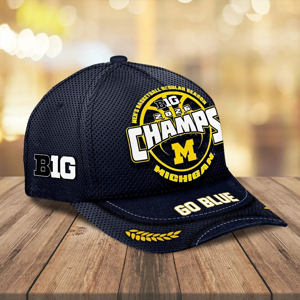 Michigan National Championship Hat 2026 Big Ten Champions Ball Cap Gifts For Brother Michigan National Championship Hat 2026 Big Ten Champions Ball Cap Gifts For Brother - Image 1